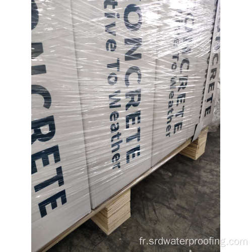 SRD Membrane d&#39;étanchéité HDPE pré-appliquée